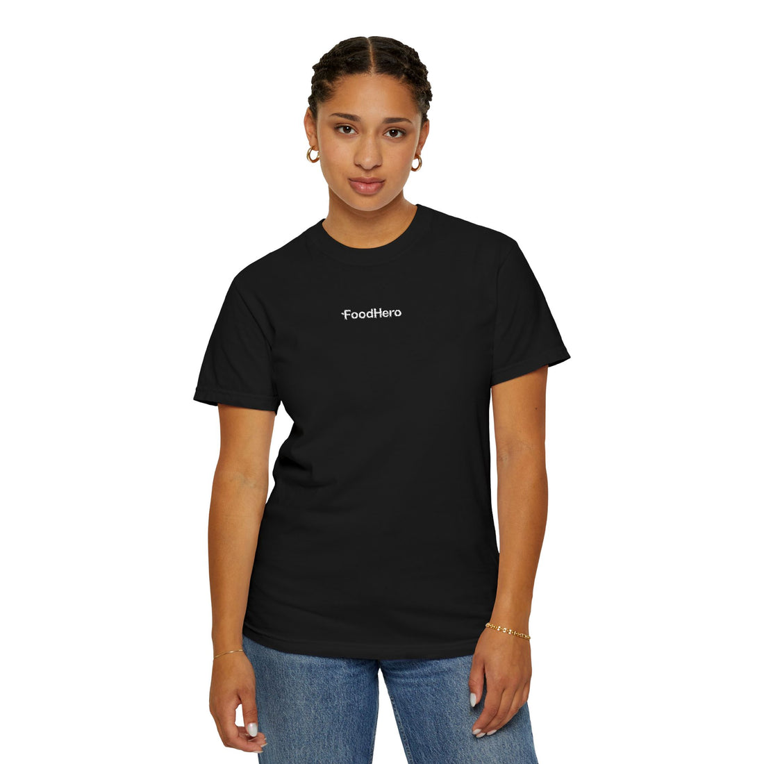 SS - Noir - Broderie - Logo Avant Crème