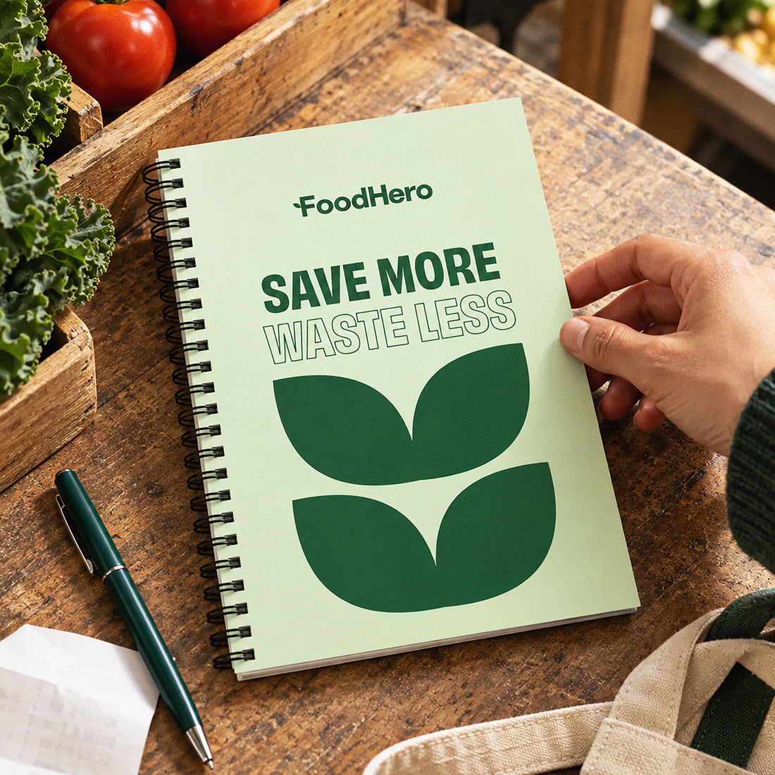 THE "SAVE MORE WASTE LESS" NOTEBOOK
